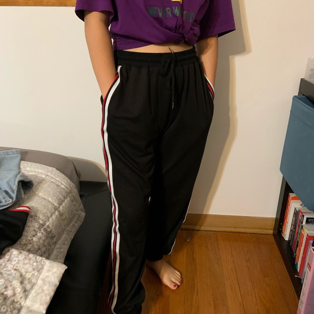 Black joggers